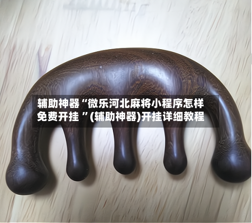 辅助神器“微乐河北麻将小程序怎样免费开挂 ”(辅助神器)开挂详细教程