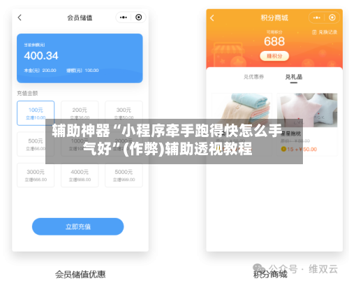 辅助神器“小程序牵手跑得快怎么手气好”(作弊)辅助透视教程-第2张图片