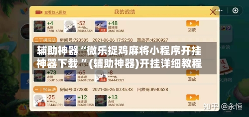 辅助神器“微乐捉鸡麻将小程序开挂神器下载 ”(辅助神器)开挂详细教程-第3张图片