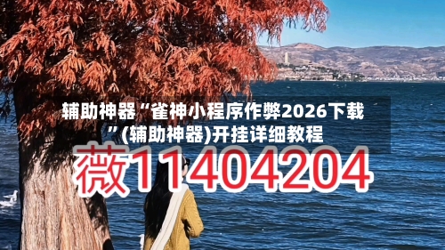 辅助神器“雀神小程序作弊2026下载 ”(辅助神器)开挂详细教程