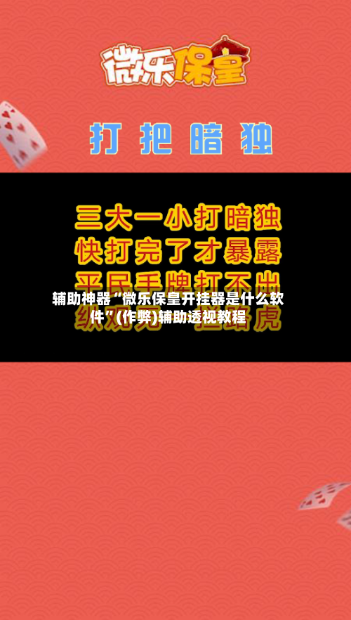 辅助神器“微乐保皇开挂器是什么软件	”(作弊)辅助透视教程-第3张图片