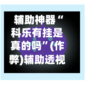 辅助神器“科乐有挂是真的吗”(作弊)辅助透视教程-第2张图片
