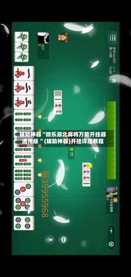 辅助神器“微乐湖北麻将万能开挂器通用版 ”(辅助神器)开挂详细教程-第2张图片