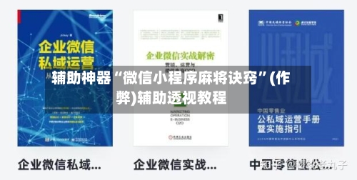 辅助神器“微信小程序麻将诀窍”(作弊)辅助透视教程-第2张图片