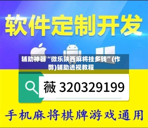 辅助神器“微乐陕西麻将挂多钱”(作弊)辅助透视教程