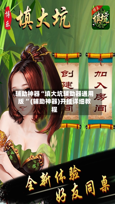 辅助神器“填大坑辅助器通用版 ”(辅助神器)开挂详细教程