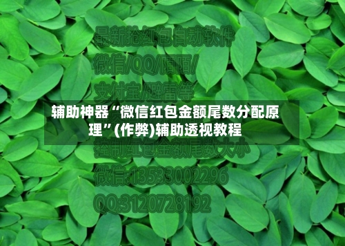 辅助神器“微信红包金额尾数分配原理”(作弊)辅助透视教程